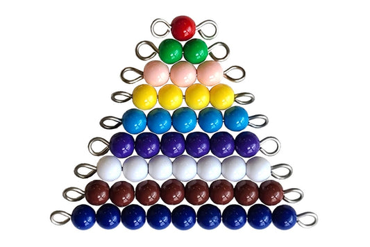 1-9 Coloured Bead Stairs - 1 Set (C Beads)