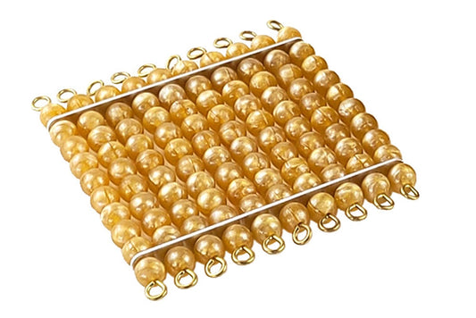 Golden Bead Hundred Square (N Beads)