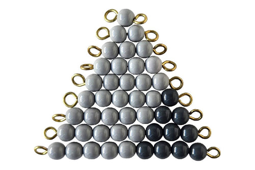 Grey and Dark Grey Bead Stairs - 1 Set (W Beads)