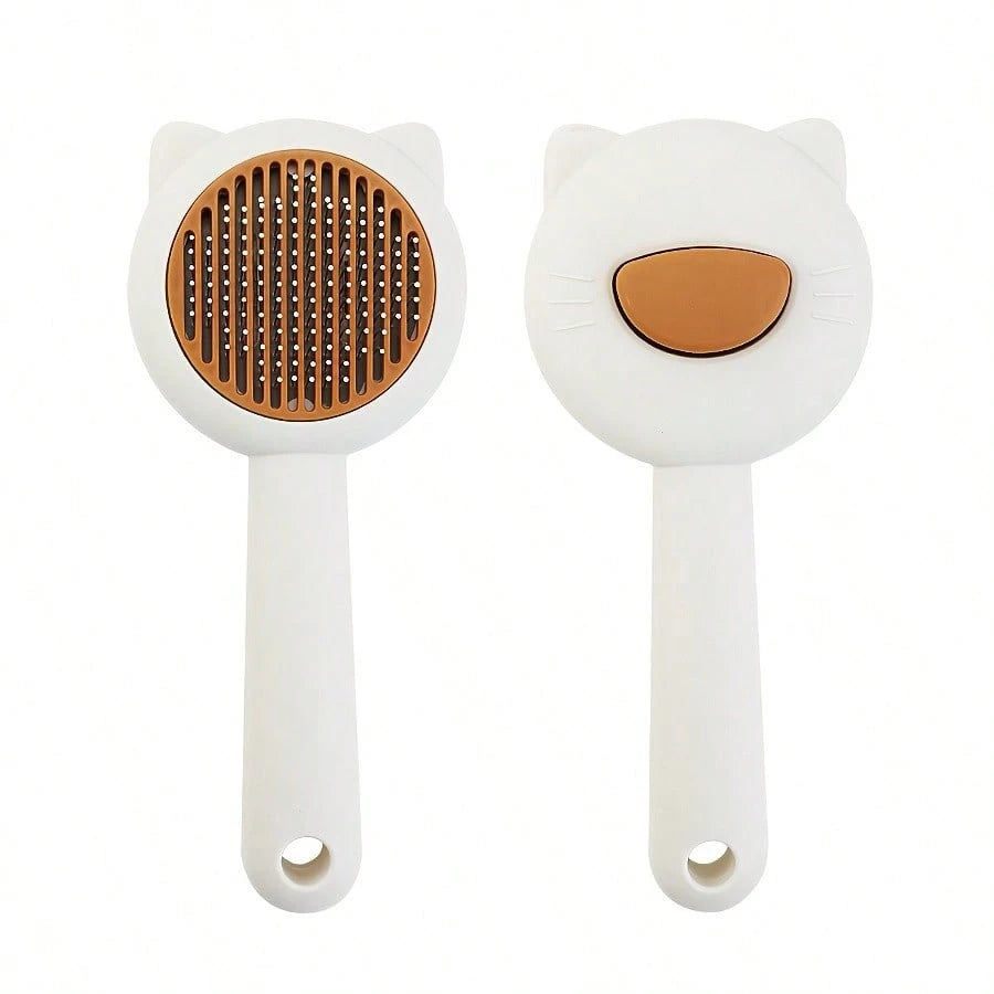 New Pet Cat Bathing Massage Floating Hair Brush, Dog Grooming Deshedding Brush, Universal Pet Grooming Supplies