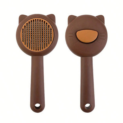 New Pet Cat Bathing Massage Floating Hair Brush, Dog Grooming Deshedding Brush, Universal Pet Grooming Supplies