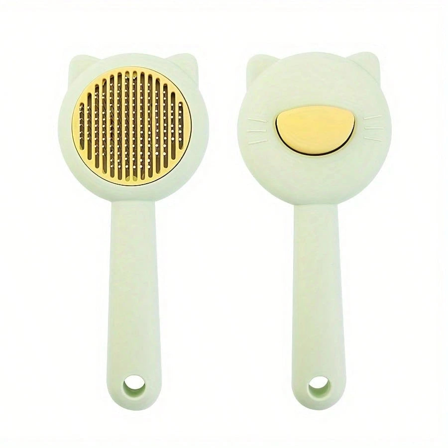 New Pet Cat Bathing Massage Floating Hair Brush, Dog Grooming Deshedding Brush, Universal Pet Grooming Supplies