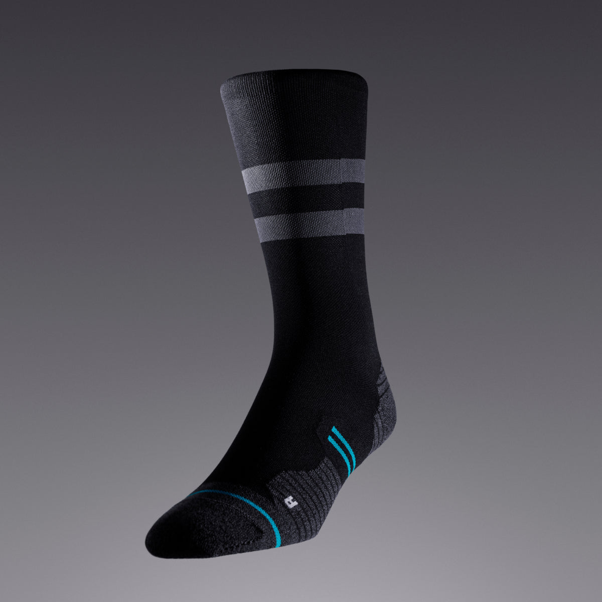 Icon Mid Solid Ribbed Crew Socks
