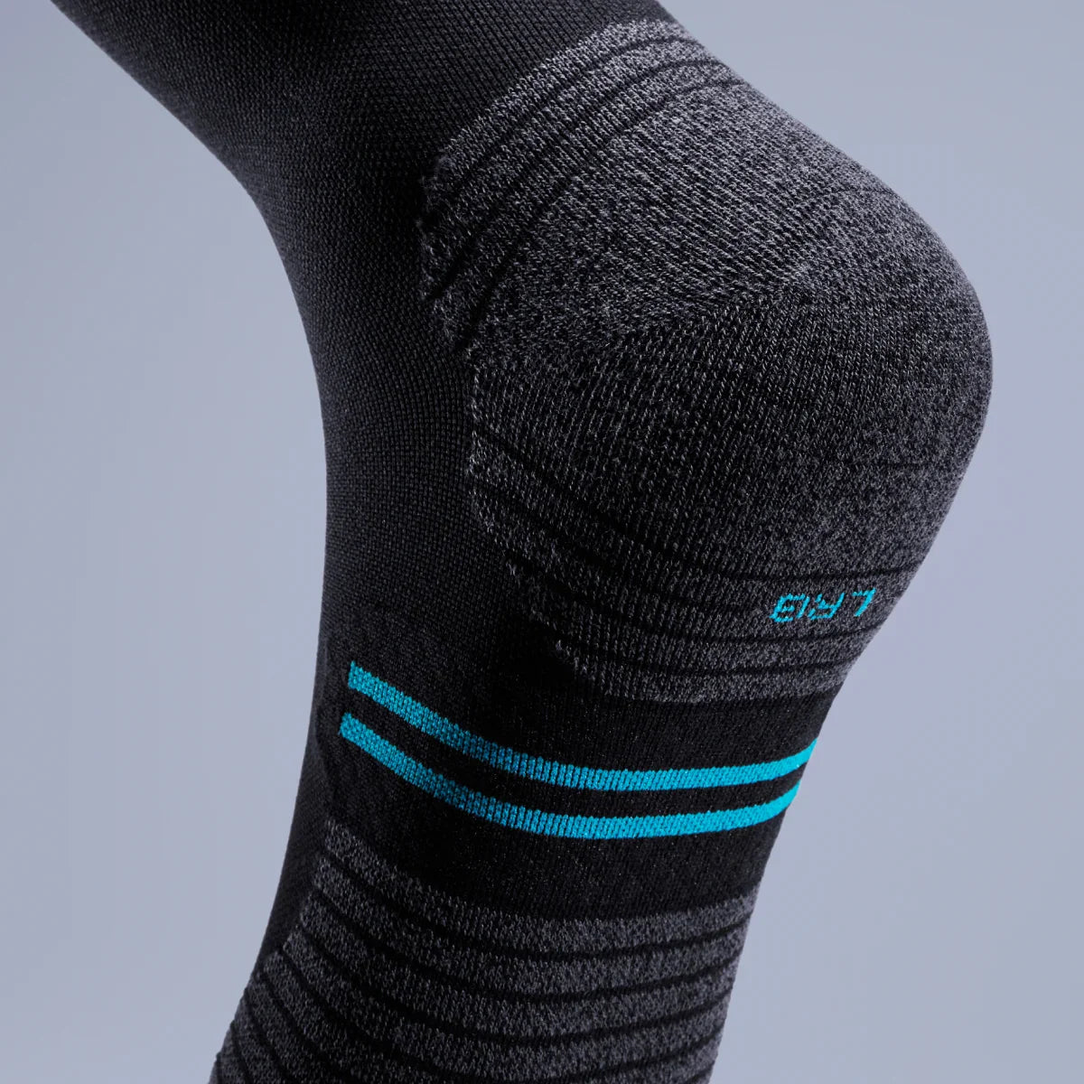 Icon Mid Solid Ribbed Crew Socks