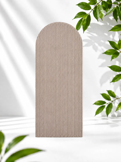 Monio - Upholstered Wall Panel Fence - Beige Corduroy