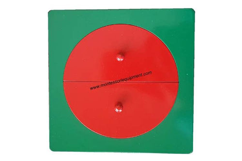 1/2 Metal Fraction Circle with Frame