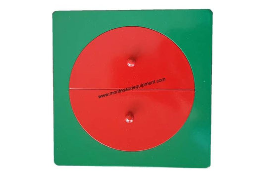 1/2 Metal Fraction Circle with Frame