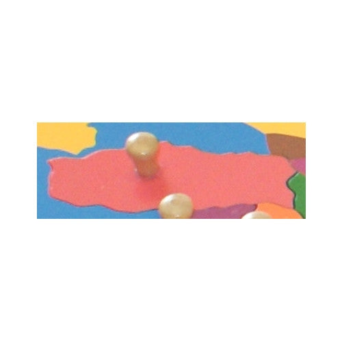 Turkey - Puzzle Piece of Asia (Wood Knob)