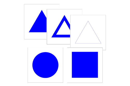 Cards for Geometric Demonstration Tray (PDF)