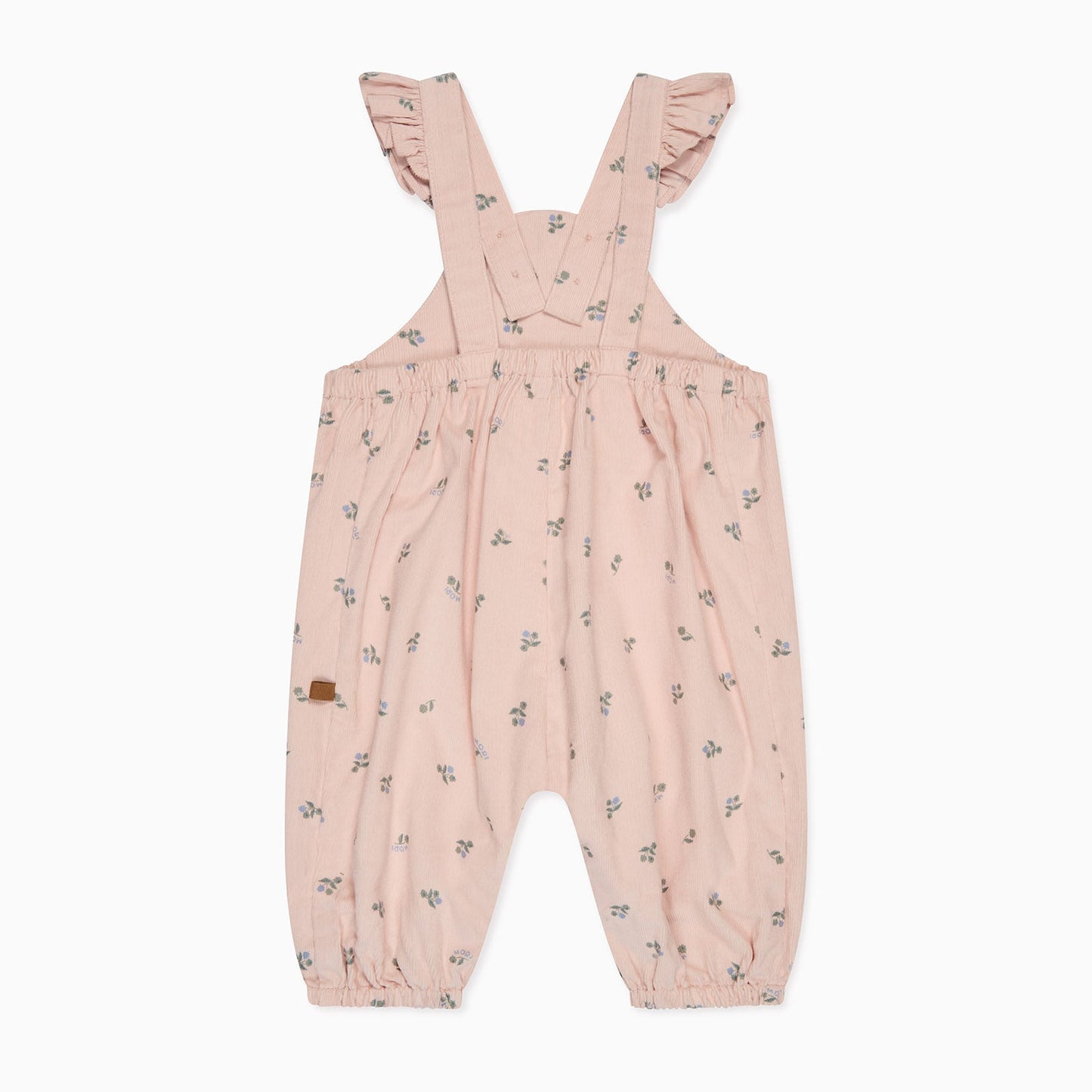 Floral Frilled Corduroy Dungarees