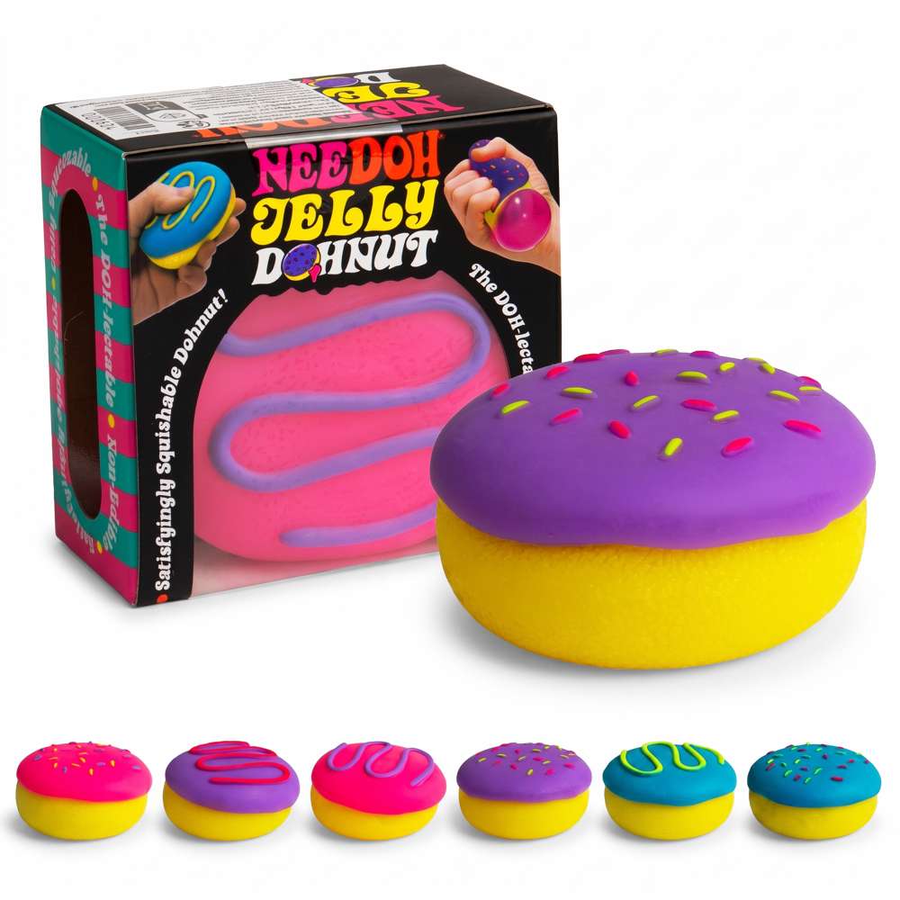 NeeDoh Dohnut Jelly Squeeze (Sold Individually)