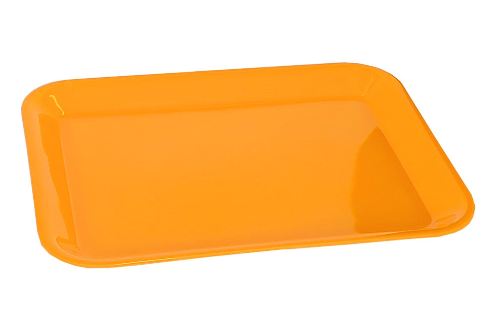 Medium Orange Melamine Tray