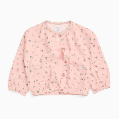 Floral Soft Corduroy Jacket