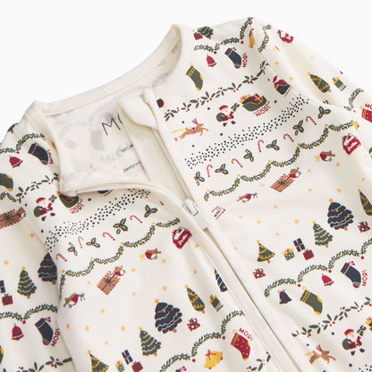 Christmas Fairisle Clever Zip Sleepsuit