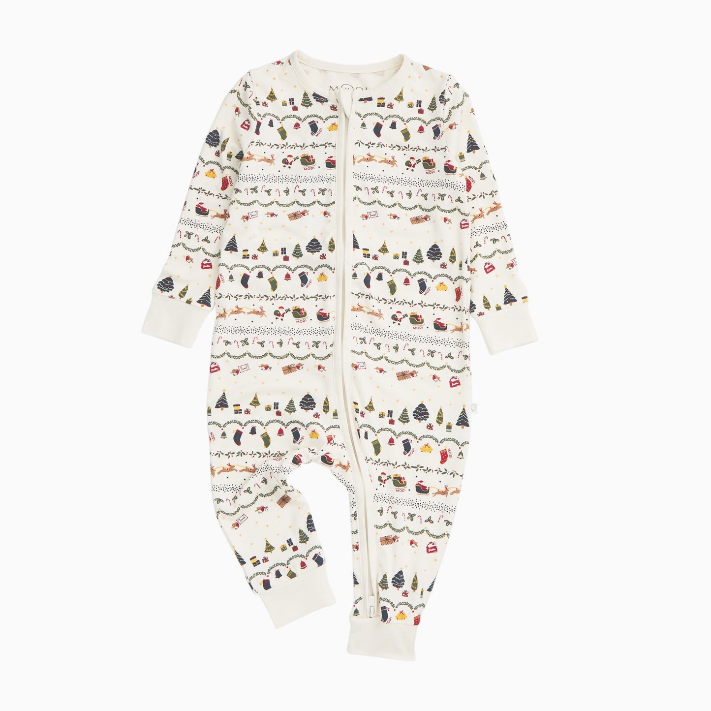 Christmas Fairisle Clever Zip Sleepsuit
