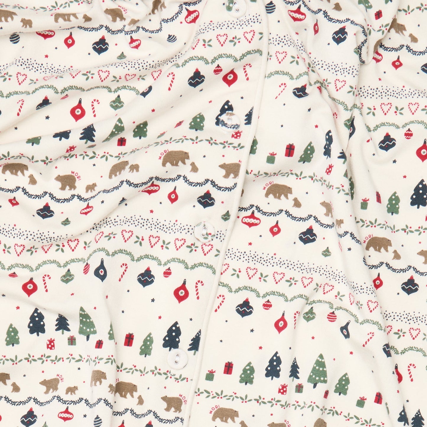 Festive Fair Isle Clever Zip Sleepsuit