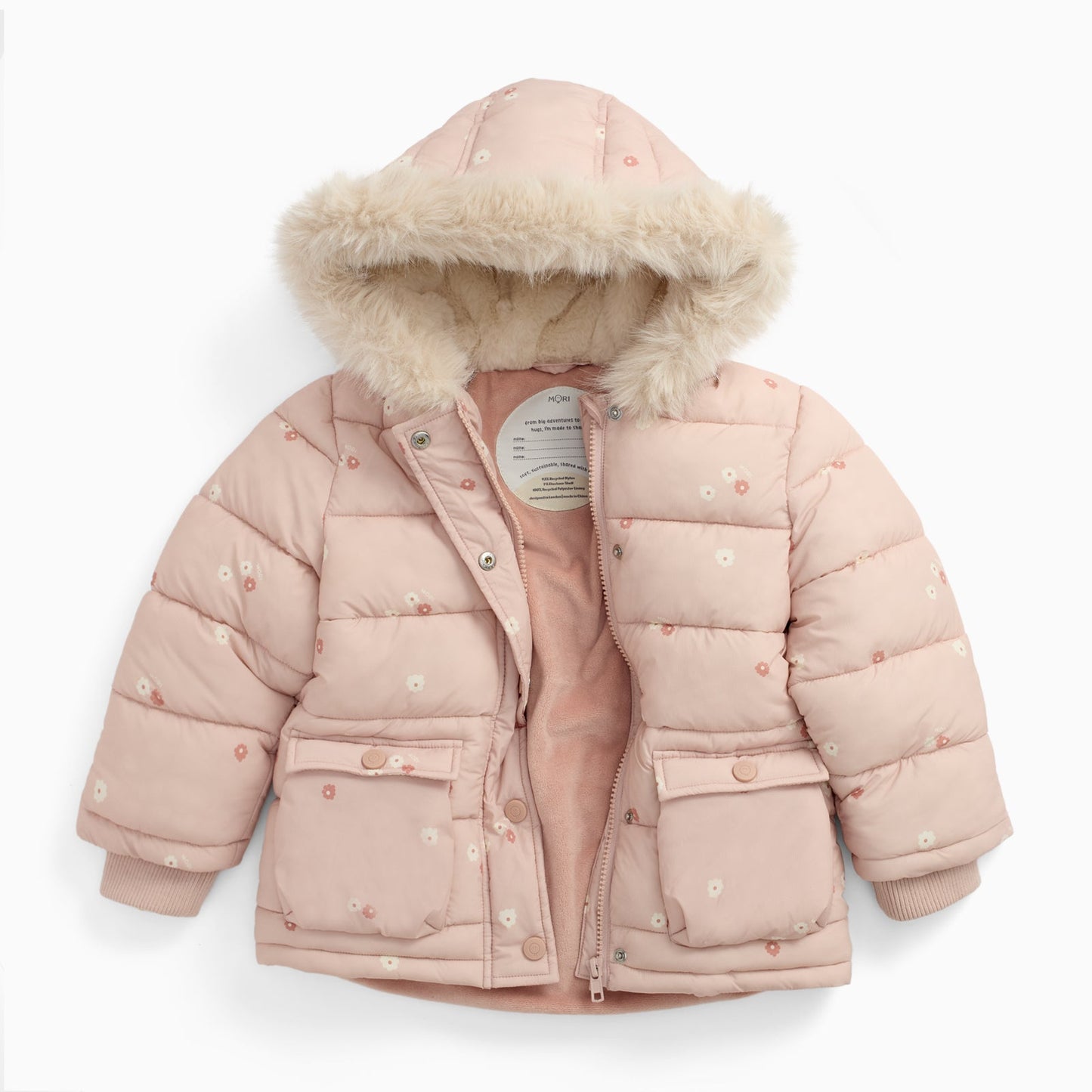 Floral Padded Coat
