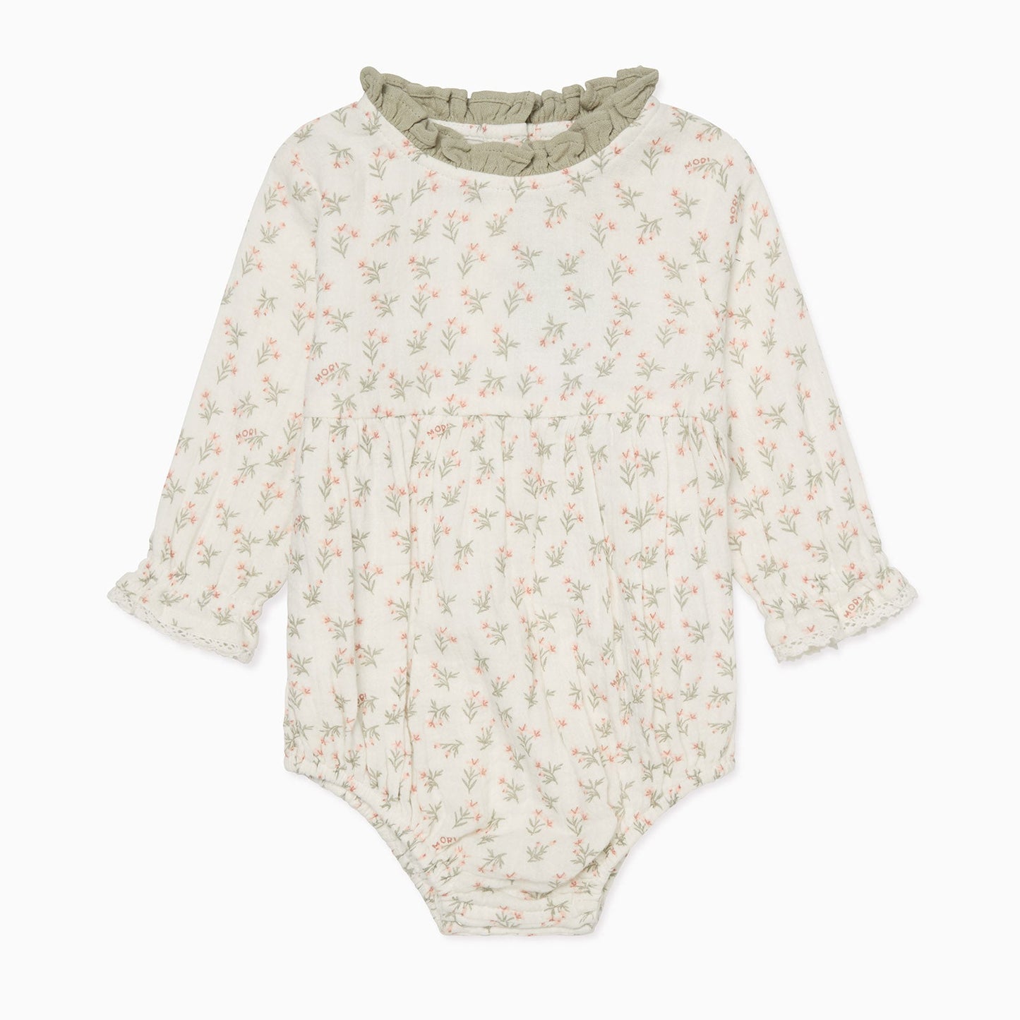 Floral Muslin Bloomer Bodysuit