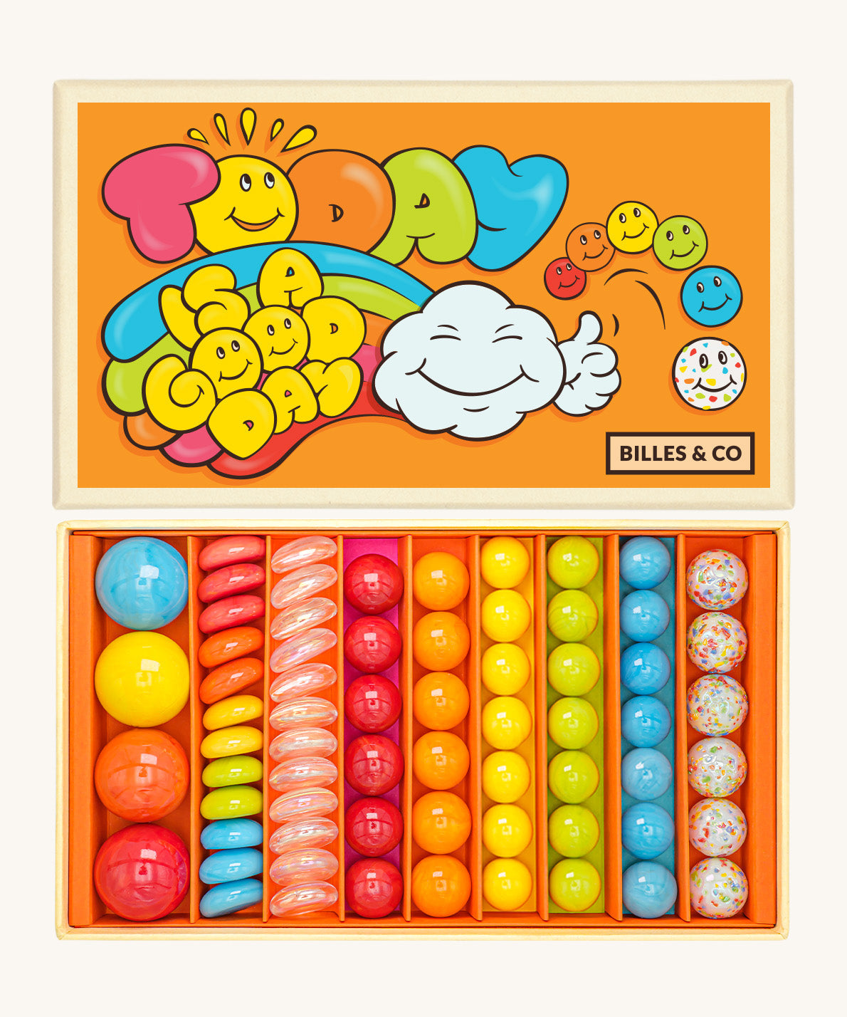 Billes & Co Today Is A Good Day Marble Box - 67 Pack