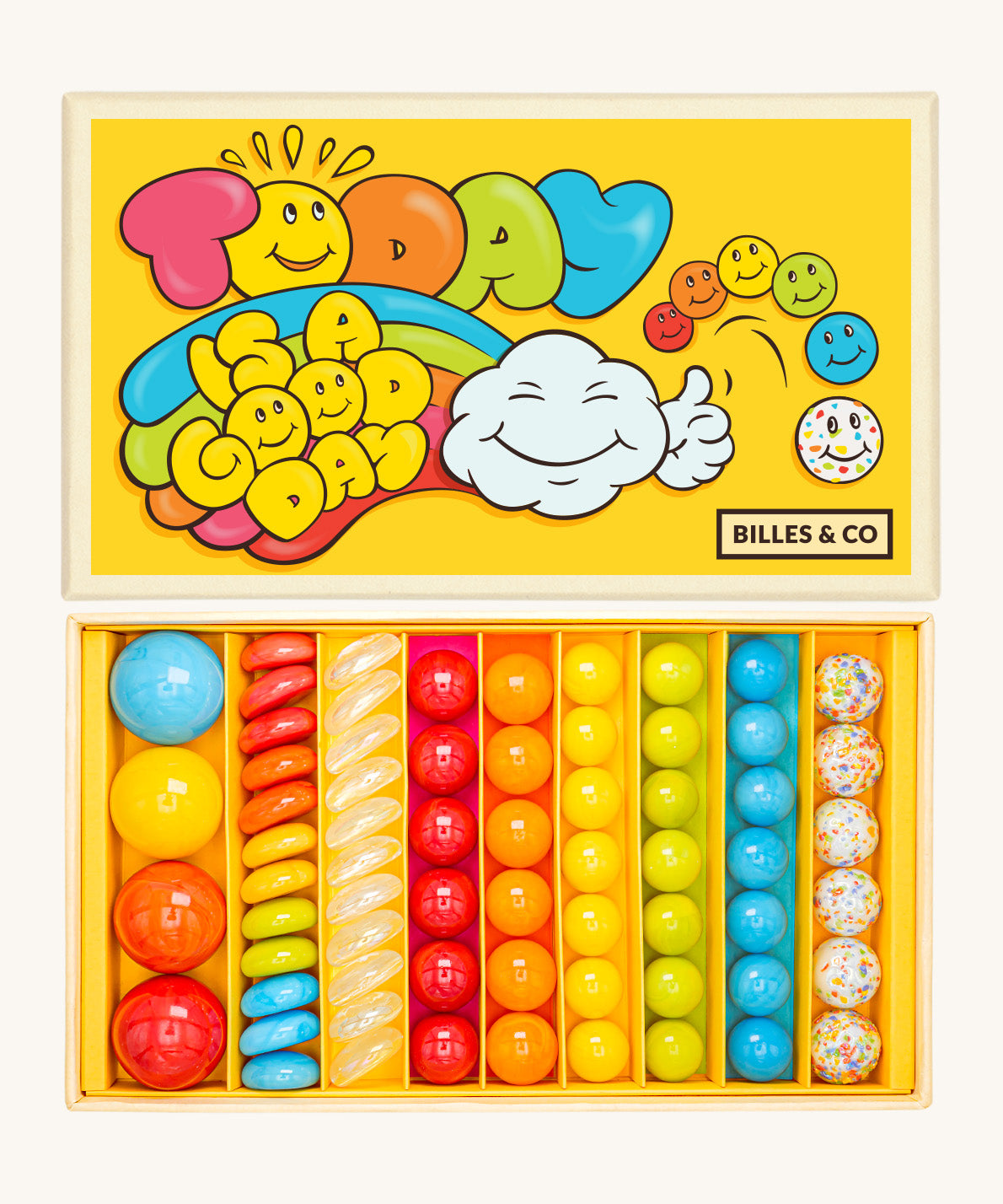 Billes & Co Today Is A Good Day Marble Box - 67 Pack