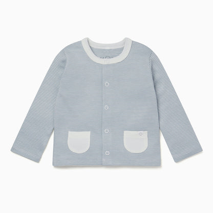 Cardigan - Blue Stripe