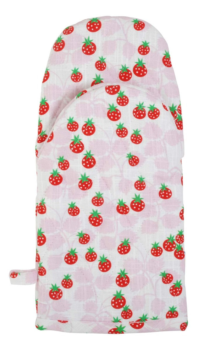 Duns Oven Glove - Wild Strawberries Lavender