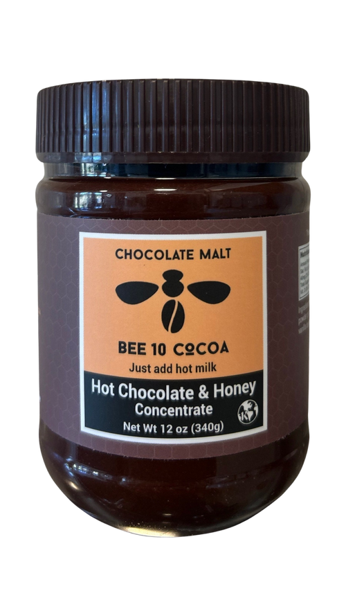 Bee10 Coffee Bee10 Cocoa, Malt Hot Chocolate - 12 OZ 12 Pack