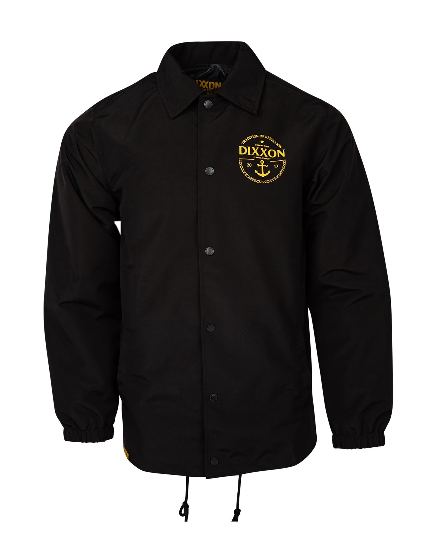 Gold Tradition of Rebellion Coaches Jacket - Black