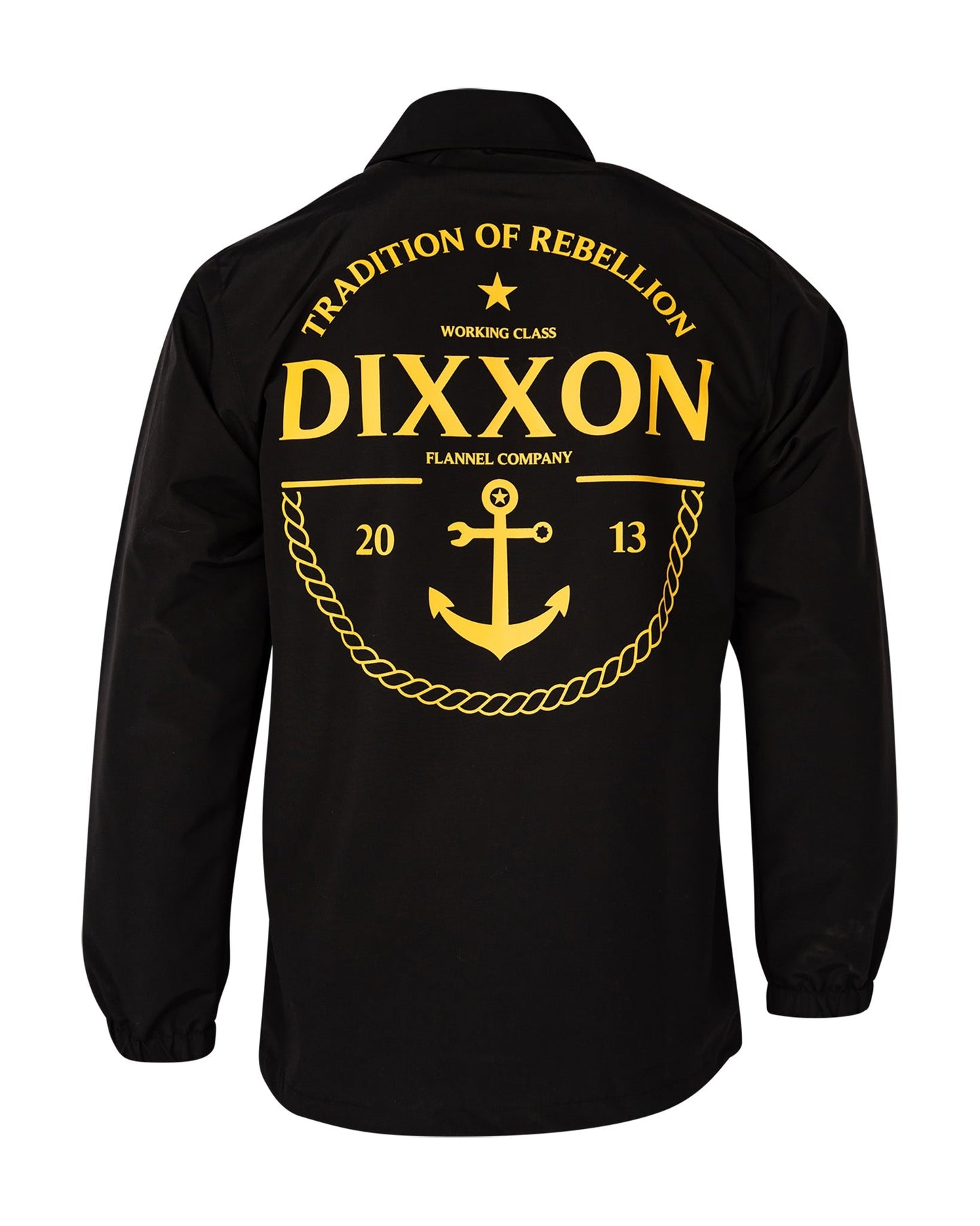 Gold Tradition of Rebellion Coaches Jacket - Black