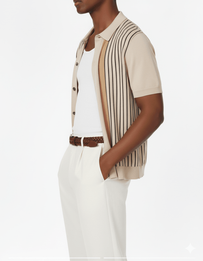 Hawk's Bay - Men's Textured Polo Shirt