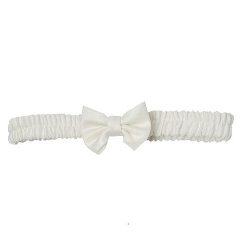 Ivory or White Christening Dress with Pearls and Headband
