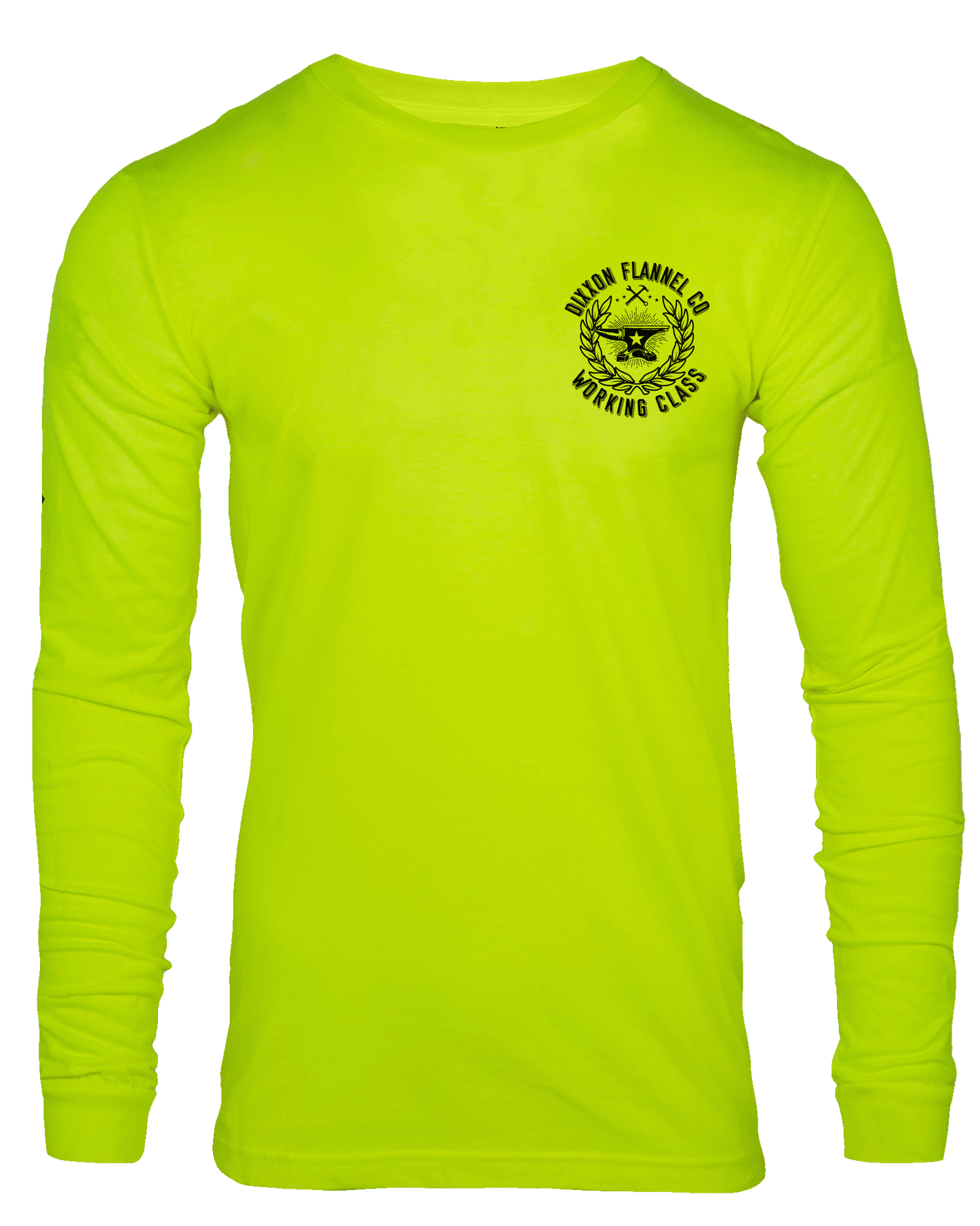 Makers Hi Vis Long Sleeve T-Shirt - Safety Yellow