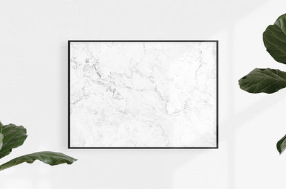 Modern Grey & White Marble Wallpaper
