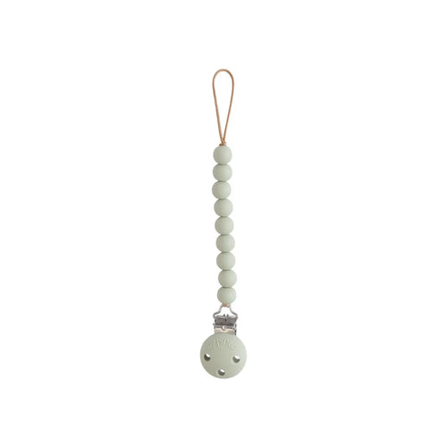 Mushie - Pacifier Clip Hera - Sage