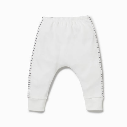 Everyday Joggers - Grey Stripe & White