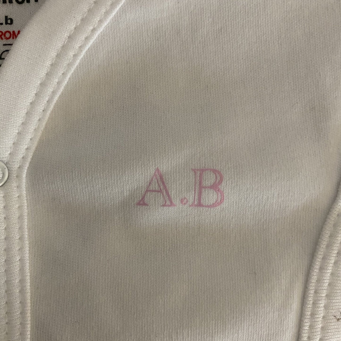 Personalised White Incubator Premature Baby Vests