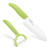 Kyocera Ceramic Santoku Knife and Y-Peeler Set