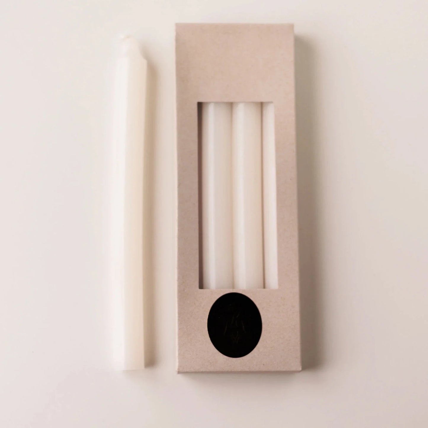 10" Crown Taper - White