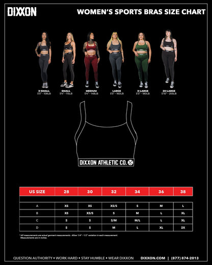 Women's Seamless Sports Bra - Black
